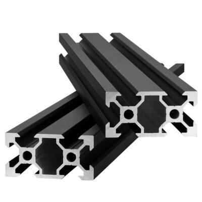 Perfil de Aluminio 2040 black